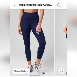 Fabletics Oasis Pureluxe 7/8 Leggings